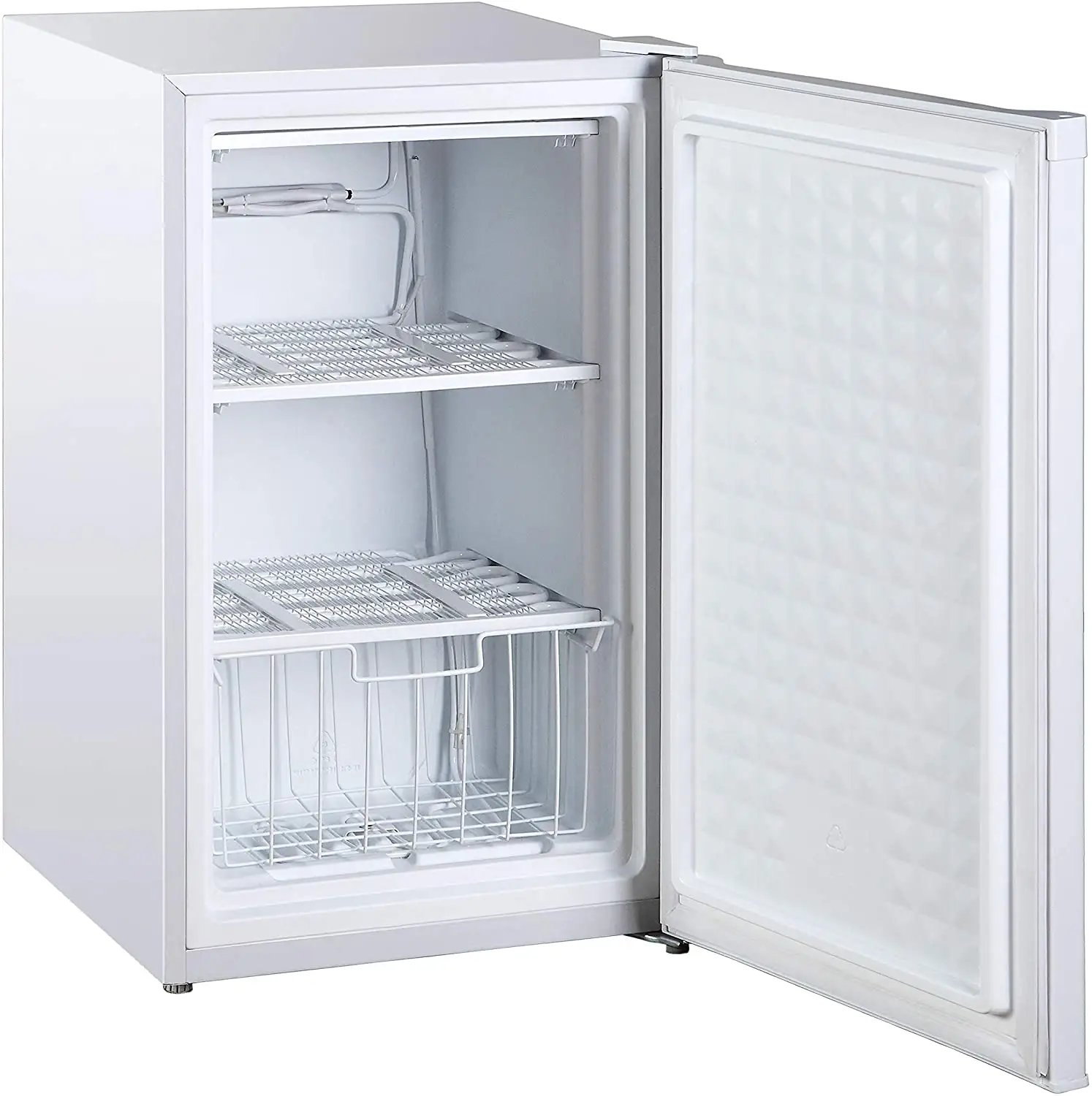 Mini congelador vertical para uso en el hogar