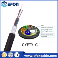 Produsen Kabel Serat Optik GYFTY FTTH All-Dielectric 4 6 8 12 16 24 48 72 96 144 288 Core untuk Aplikasi Udara / Saluran