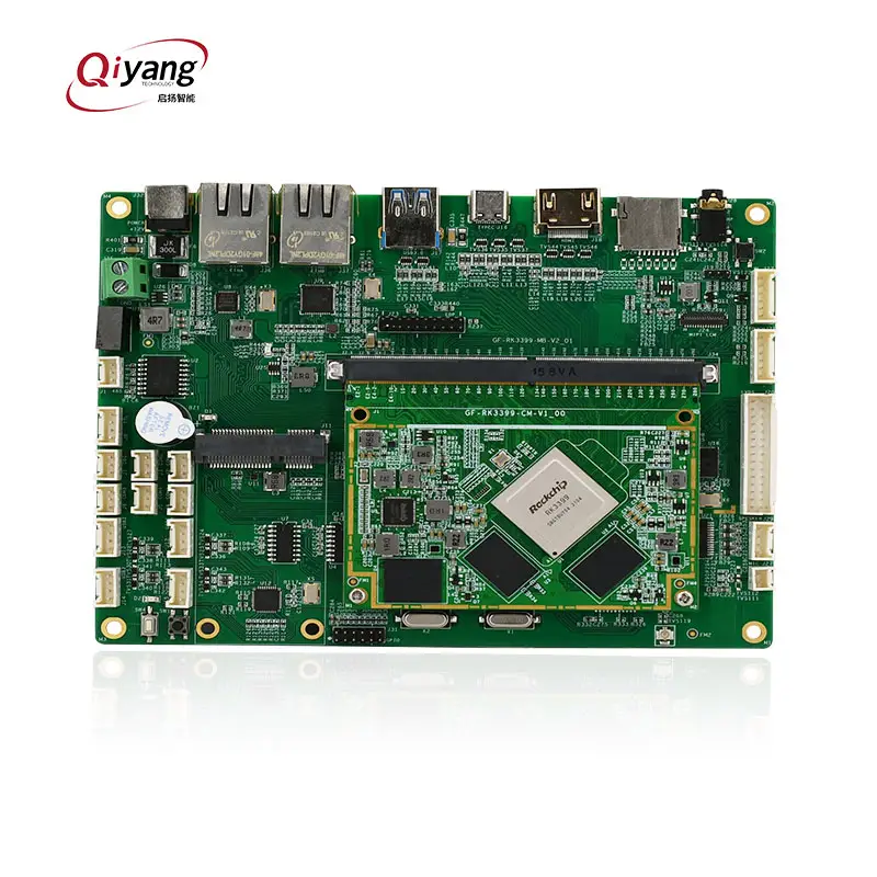 Cina Rockchip RK3399 ARM scheda madre della scheda di sviluppo Android con interfaccia display EDP/LVDS/MIPI