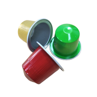 Capsules en aluminium compatibles avec un mélange de café de bonne qualité, tube de 10 capsules