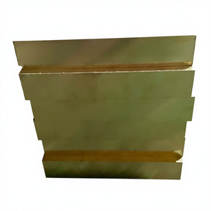 Plaque en laiton en alliage de cuivre poli ASTM C35000 Grade C27000, utilisation industrielle, service de découpe sur mesure, marque TG, origine Tianjin - Product Image 1