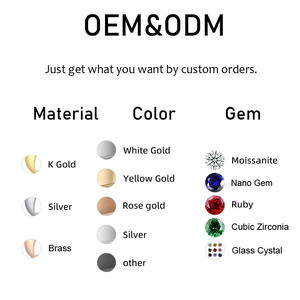 Bijoux de mode pour femmes brésiliennes, boucles d'oreilles en cristal de couleur pierre de naissance personnalisée, fusion de pierres en laiton - Product Image 6