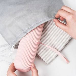 Travel Portable <b>Toothbrush</b> Cup Bathroom Toothpaste Holder Storage <b>Case</b> Box Organizer Travel Toiletries Storage Cup New Creative - Product Image 5
