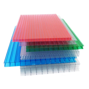 JXH Parcs extérieurs OEM Centres commerciaux PC Feuilles creuses <span class=keywords><strong>Plaque</strong></span> solaire Panneaux en nid d'abeille Feuilles de toit en <span class=keywords><strong>polycarbonate</strong></span> - Product Image 1