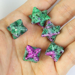 天然冥想石梅尔卡巴大卫之星水晶套装，13毫米真正的治疗水晶宝石 - Product Image 3