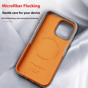 Funda de teléfono con tarjetero de dos colores de cuero de lujo, magnética, a prueba de golpes, duradera, anticaída para <span class=keywords><strong>iPhone</strong></span> 17pro, nuevas fundas para teléfonos móviles - Product Image 4