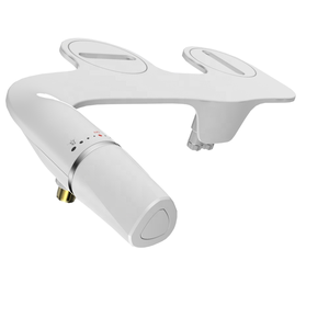 Juego de rociador de bidé de plástico ABS con doble boquilla, autolimpiante, mezclador de agua fría/caliente, montado en la pared <span class=keywords><strong>para</strong></span> higiene y limpieza del inodoro del baño - Product Image 1