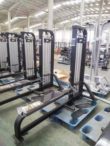 Máquina de <span class=keywords><strong>remo</strong></span> sentado con carga de placas SK Commercial, equipo profesional de entrenamiento de fuerza para espalda con selector de peso para gimnasio - Product Image 5