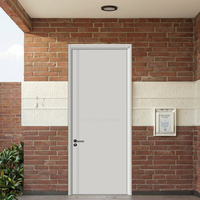 Portes en PVC blanc écologiques et économiques, étanches, avec remplissage en panneau de graphène pour hôtels, appartements et villas