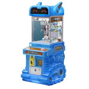 Robot coloré le moins cher commercial petite poupée attrapant la machine mini machine de griffe avec le lecteur de cartes/casier de prix à vendre - Product Image 3