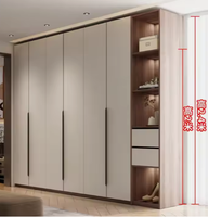 Dressing Sur Mesure Nouvelle Tendance pour Hôtel, Placard de Chambre Moderne, Organisateur de Vêtements, Aménagement de Dressing, Meuble de Chambre