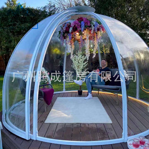 T C TENT Bubble Tent 3m Diameter Tempered Glass Dome Sunroom Outdoor Garden Use - Product Image 5