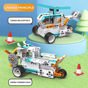 Juguetes STEAM, 380 Piezas, 18 en 1, Ciencia y Educación, Robot Programable por <span class=keywords><strong>APP</strong></span>, Coche de Control Remoto, Bloques de Construcción, Juguetes para Niños - Product Image 3