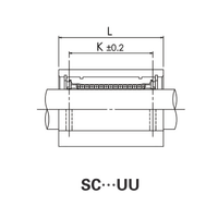 Vente en gros de supports de charge lourds en aluminium de dimensions métriques standard SCE50UU SCE60UU SCE80UU