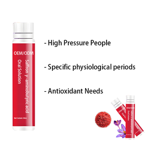 Özel etiket özel safran GABA uyku yardım içecek fabrika doğrudan safran bitkisel takviyesi GABA Oral çözüm diyet takviyesi - Product Image 5