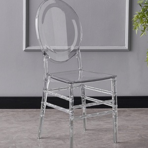 Sillas de Cristal Estilo Bambú para Salones de Banquetes de Hoteles, Sillas de Cristal Comerciales para Auditorios - Product Image 4