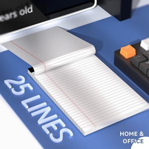 B6 Blocs-notes juridiques personnalisés Bloc-notes ligné double face imprimé 30 feuilles Petits blocs-notes perforés Bloc-notes promotionnel Double face - Product Image 3