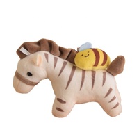 Jouets en peluche de haute qualité, poupées de 15 cm, nouveau design, jouets en peluche en forme de cheval, porte-clés en peluche, vente en gros pour enfants