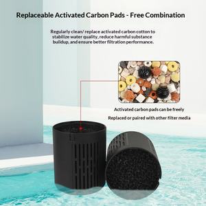 Multifunctionele plastic aquariumfilter zuurstofpomp aquariumfilterpomp kleine dompelpomp met UV-licht - Product Image 3