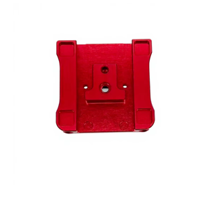 5-Axis CNC Machining Services for Aluminum Alloy Custom Precision Red Anodized Positioning Base Automation Fixing Spare Parts - Product Image 5