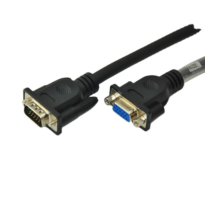 5M Vga Male Naar Male + Usb Kvm Kabel Voor Mt Viki Schakelaar 15 Pin Vga Kabel Computer Monitor adapter Converter Cord