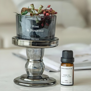 Vente en gros de gobelets à bougies en verre écologiques, porte-bougie d'aromathérapie sans feu pour la décoration de Noël à la maison, pot à bougie - Product Image 6