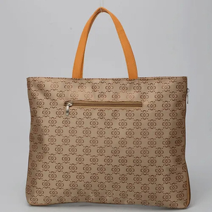 2026 Autumn Winter New Retro Durable Foldable Waterproof Polyester Women's Large-Capacity 3L+ Zipper Handbag Cotton Lining Chain - Product Image 2