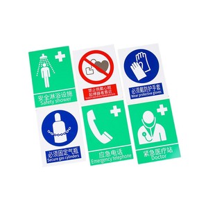 Panneaux de signalisation de sécurité Changxin en aluminium et acier inoxydable, personnalisés pour les lieux publics, avec impression de logo, signalisation d'évacuation. - Product Image 3