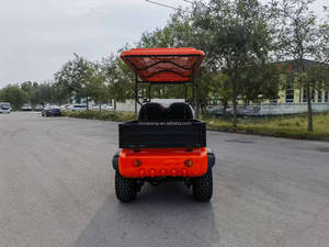 Voiturette de golf électrique 4 places avec coffre arrière, moteur 4KW, batterie 60V, vitesse 30-50km/h, véhicule <span class=keywords><strong>utilitaire</strong></span> tout-terrain pour ferme et complexe hôtelier - Product Image 3
