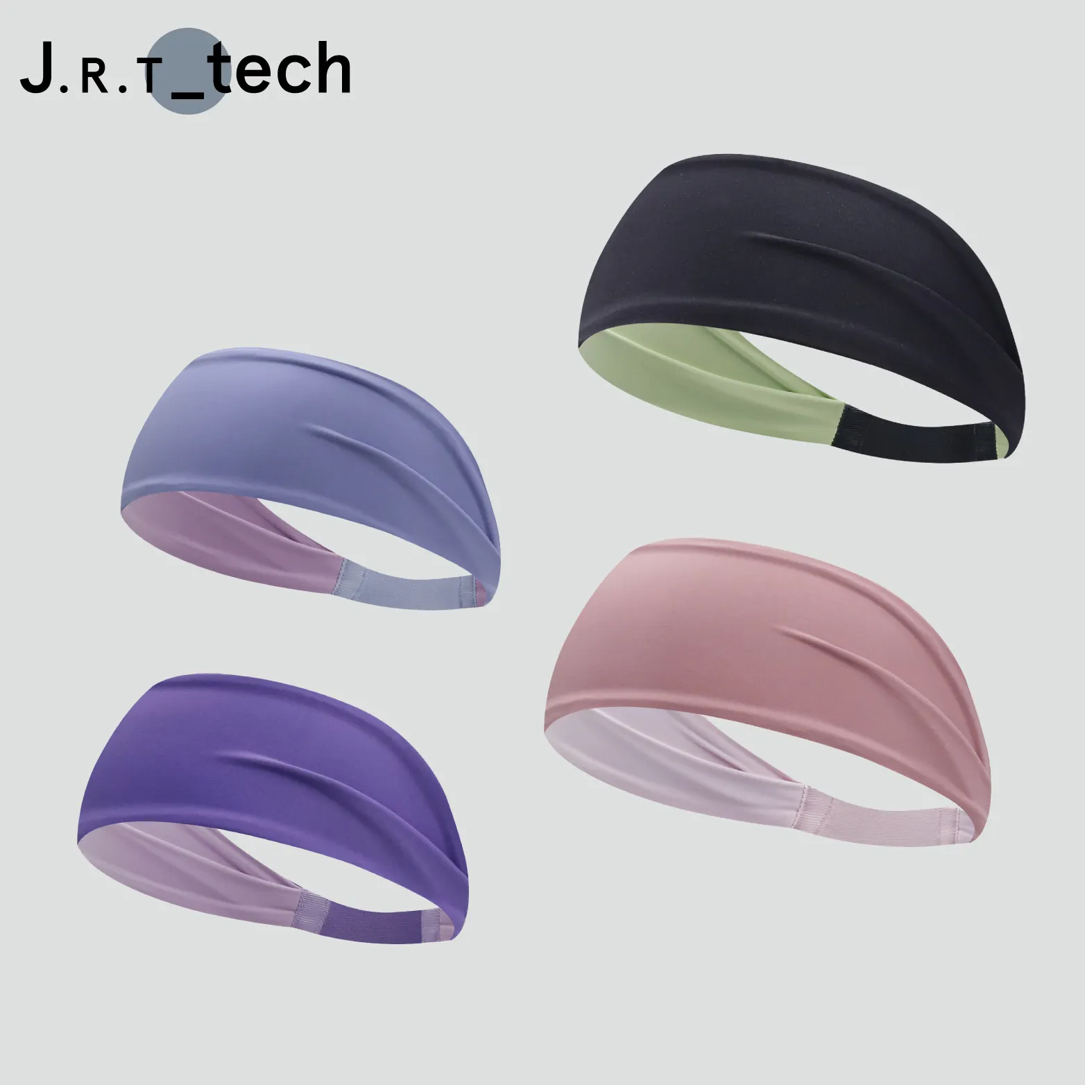 Hair Accessories Wide Gym Exercises Sports Logo Custom Design Fitness Headband