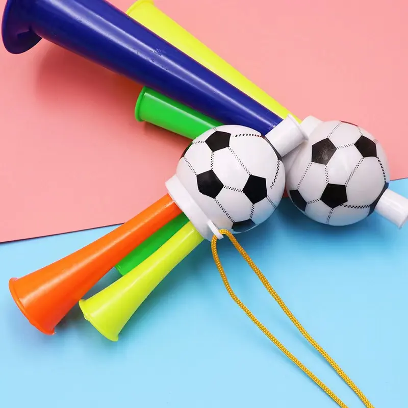 Terompet Sepak Bola Hadiah Kreatif Kecil Mainan Anak-anak Angin Alat Musik Permainan Menghibur Alat Peraga Mainan Plastik