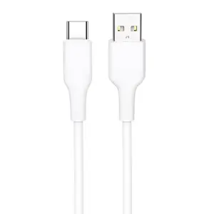 Customized pvc usb type c cable cell phone usb a to type c fast charging cable