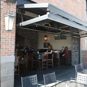 Belle <span class=keywords><strong>porte</strong></span> de <span class=keywords><strong>garage</strong></span> pliante en verre, isolation thermique et télécommande à commande électrique - Product Image 6