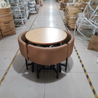 Fournitures d'hôtel Mesas y Sillas Para restaurant cantine meubles café boutique Tables et chaises ensemble pour Restaurants