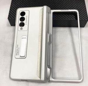 الفاخرة الأعمال المغناطيس طوي جراب هاتف 360 درجة واقية الهاتف غطاء حالة ل غالاكسي Z أضعاف 3 W22 مع حامل قلم - Product Image 2