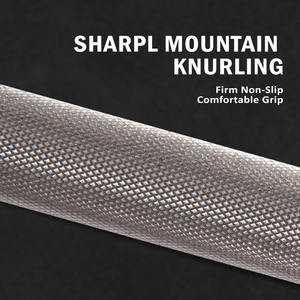 USB besi tahan karat kebugaran <span class=keywords><strong>Squat</strong></span> barbel <span class=keywords><strong>Bar</strong></span> angkat kuat 32*2400mm batang jongkok barbel batang - Product Image 3