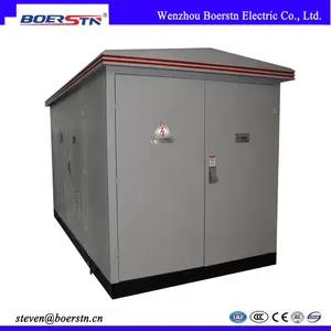 Outdoor Elektrische Container Type Compact Transformator Onderstations 11KV 15KV 20KV 500KVA 630KVA 800KVA 1000KVA