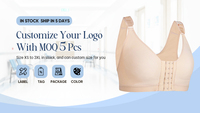 Soutien-gorge colombien sans armatures pour femmes, grande taille, soutien dorsal, push-up, compression de haute qualité, post-chirurgie, augmentation mammaire