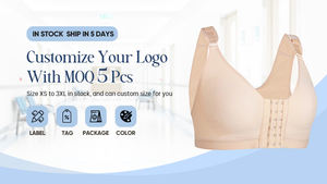 Soutien-gorge colombien sans armatures pour femmes, grande taille, soutien dorsal, push-up, <span class=keywords><strong>compression</strong></span> <span class=keywords><strong>de</strong></span> haute qualité, <span class=keywords><strong>post</strong></span>-chirurgie, augmentation mammaire - Product Image 5