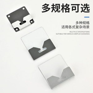 Herringbone Hanging Piece Cold <b>Rolled</b> Steel Durable Bathroom <b>Mirror</b> Mounting Hardware Connector Modern Simple Design - Product Image 2