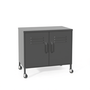 Armoire de rangement en acier 23,6x13,8x22 pouces, armoire de garage industrielle portable - Product Image 1
