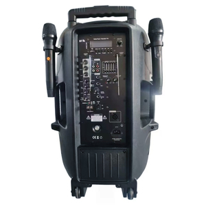 Plastic Rechargeable Professional 250W 2-Way PA Speaker System 15" Loud Party Speakers BT TWS Audio With Microphone Set Professi - Product Image 5