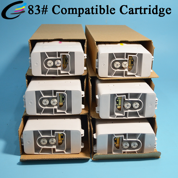 Compatible UV Encre Pigmentée Cartouche 83 pour HP DesignJet 5500 5100 5000 Traceur Cartouches