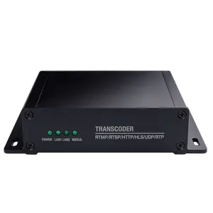 आईपी आईपी hd एम आई करने के लिए वीडियो H264 H265 RTMP RTSP यूडीपी SRT टीएस HD 4K Transcoder