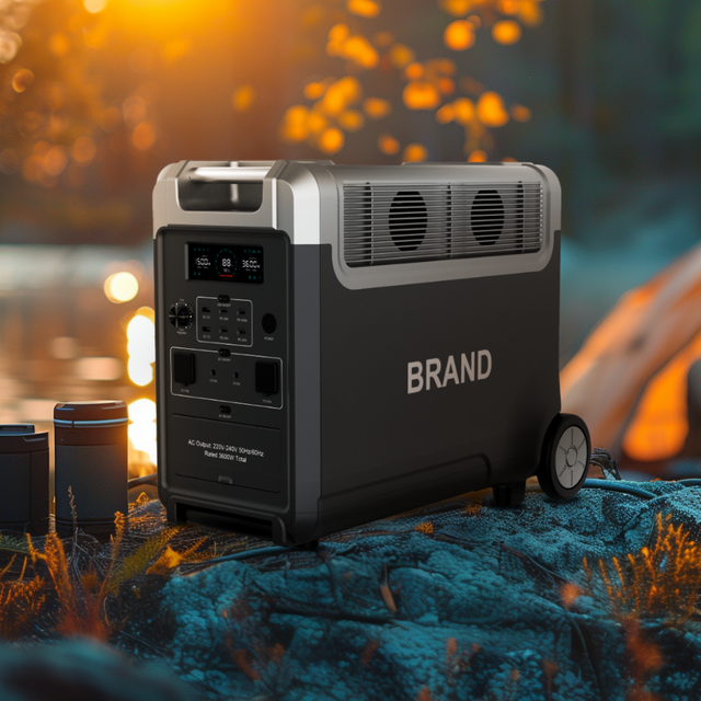 LiFePO4 Battery, Rate Power 3600W,  Capacity 3840Wh, Portable Power Station