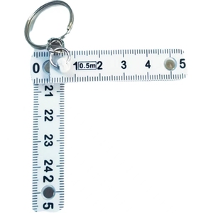 Avec Logo Intelligent Scene Measure 4-Fold Adjustable With Key Ring Mini Plastic Aluminium Metal Speed Triangle Folding Ruler - Product Image 5