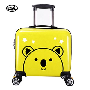 הסיטונאי 18 אינץ 'ילדים כחול שמיים מזוודות למטוס מקרה קריקטורה אישית הדפסה פגז קשה עם חומר PC caster - Product Image 4