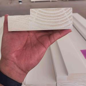 Cadre de porte à <span class=keywords><strong>feuillure</strong></span> apprêté européen 133X44 Cadre de porte décoratif en bois de pin blanc apprêté préfini - Product Image 2