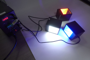 C-60W Coaxial Fonte de Luz 60*60mm Superfície Luminosa Multicolor Iluminação Visual Máquina Detecção Visão Óptica Instrumento - Product Image 2