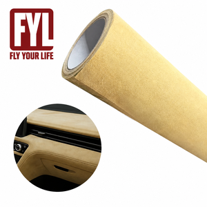 Tela Elástica de Cuero Sintético Tejido Tipo Gamuza para Sofá, Asiento de Coche, Equipaje y Revestimiento de Techo - Product Image 1